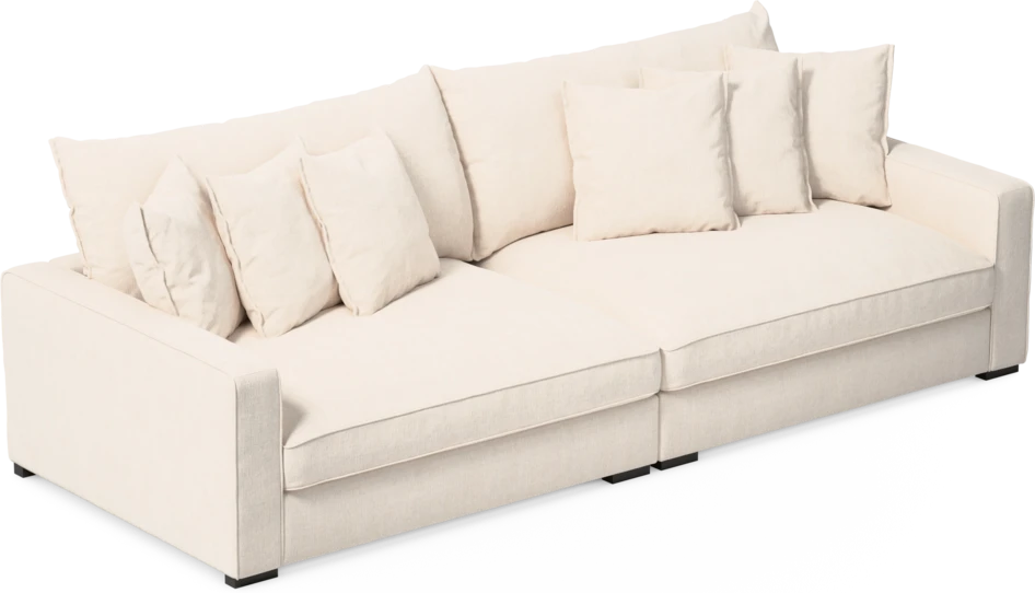 Rossi - 4-sits soffa - Vit