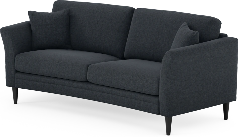 Eden - 2,5-sits soffa svängd - Blå