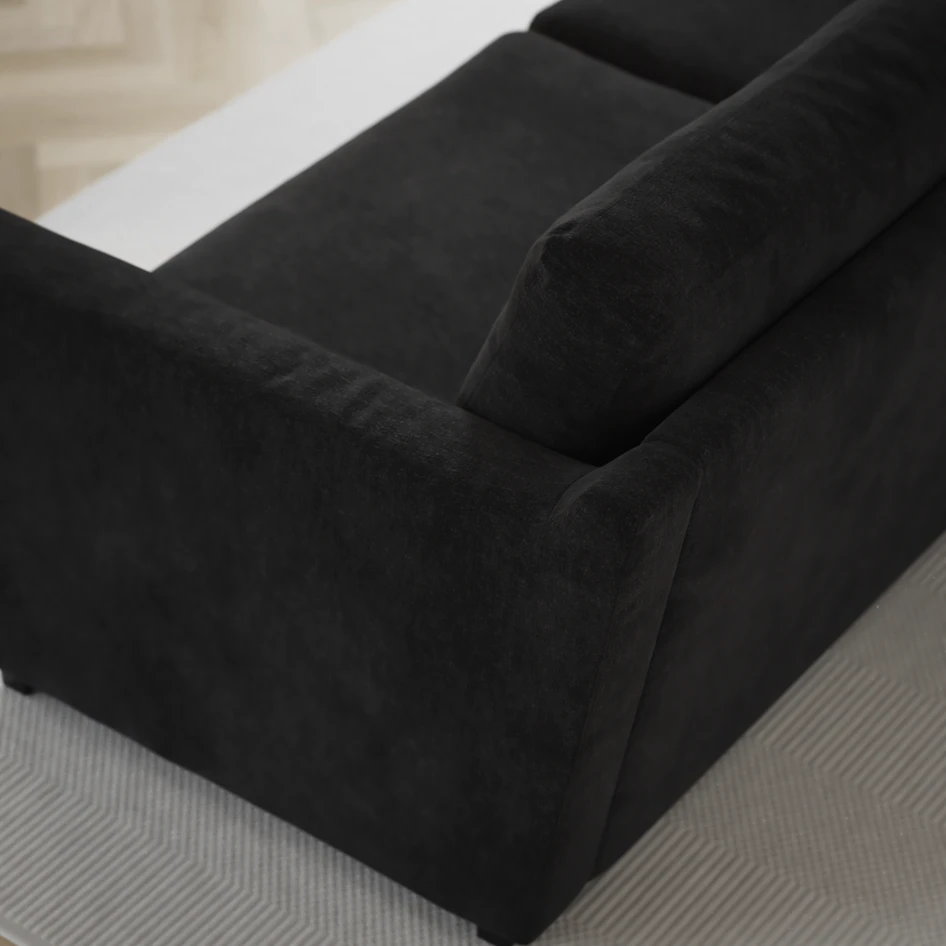Friday - 2,5-sits soffa med divan vänster - Blå