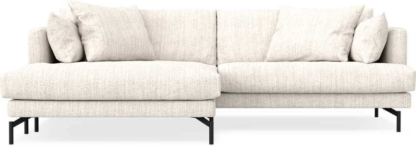 Harper - 4-sits med schäslong XL vänster - Vit