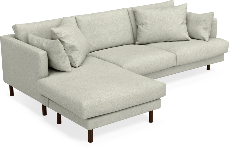 Harper - 4-sits med schäslong vänster - Beige