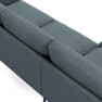 Impression Delux - 3-sits soffa med divan vänster - Blå