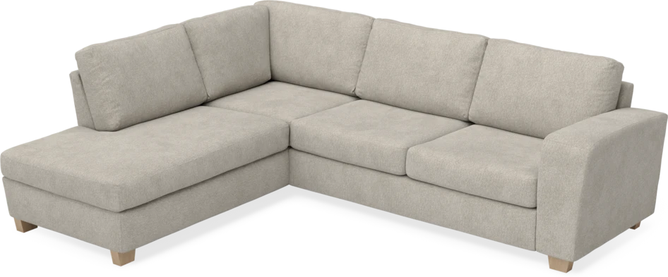 Friday - 2,5-sits soffa med divan vänster - Beige