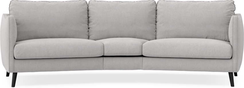 Madison - 3-sits soffa svängd, 90 cm - Grå