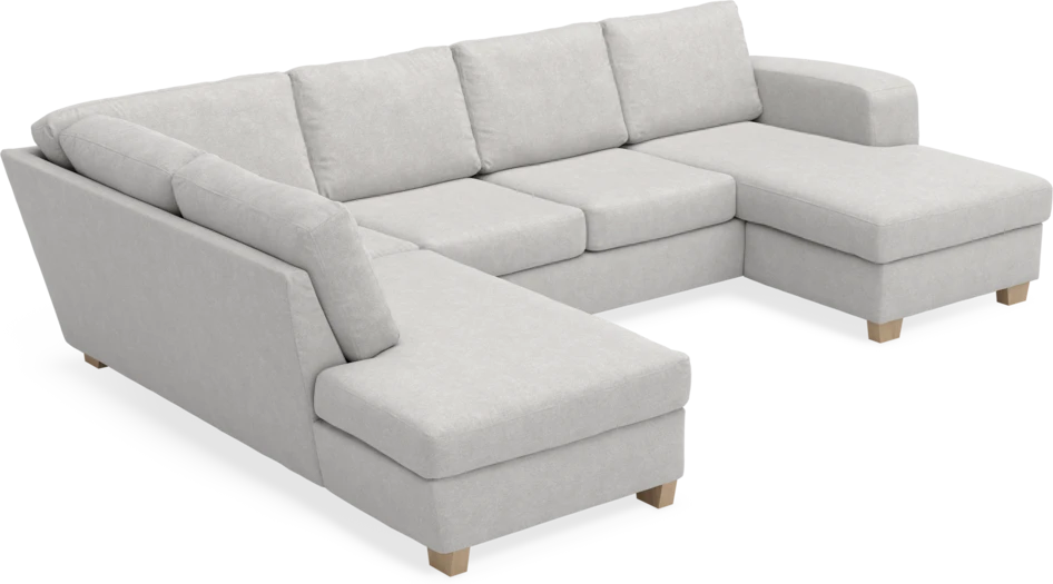 Friday - 3-sits soffa med divan vänster och schäslong höger - Grå