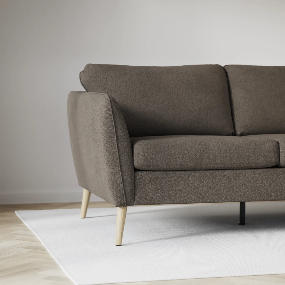 County - 3-sits soffa - Brun