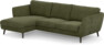 Madison Lux - 2-sits soffa med schäslong vänster - Grön