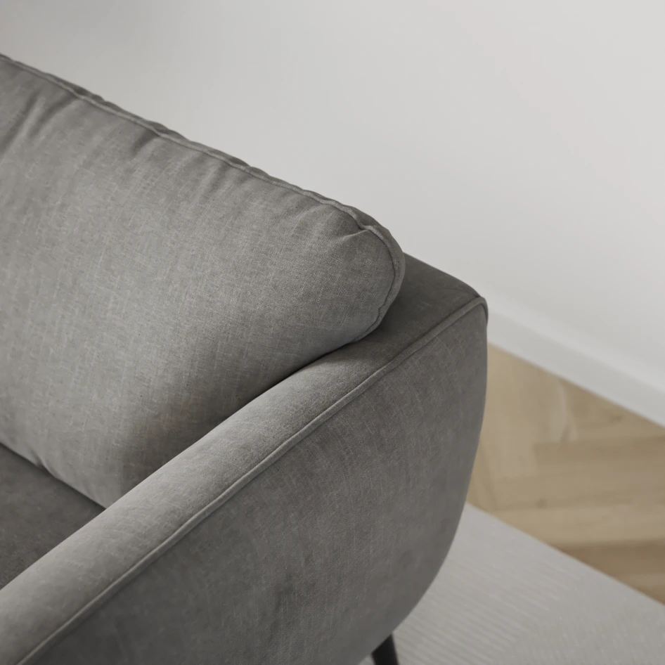 Madison - 2-sits soffa med schäslong vänster och divan höger - Grå