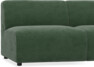 Ruby - 2-sits soffa utan armstöd - Grön