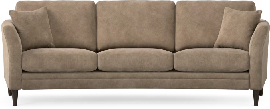 Eden - 3-sits soffa svängd - Beige