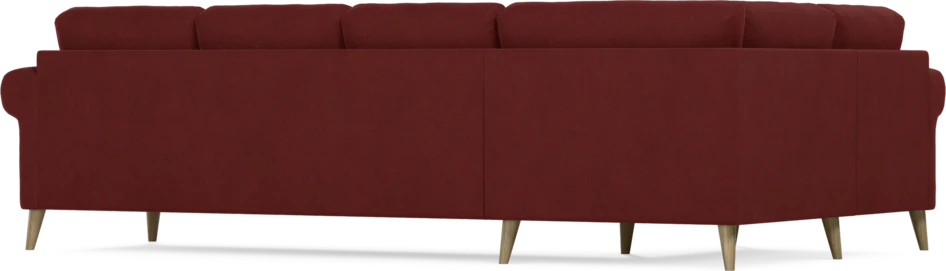 Eden - Hörnsoffa, 1+3-sits - Röd