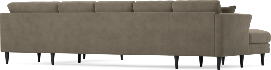 Eden - 3-sits soffa med schäslong vänster och divan höger - Beige