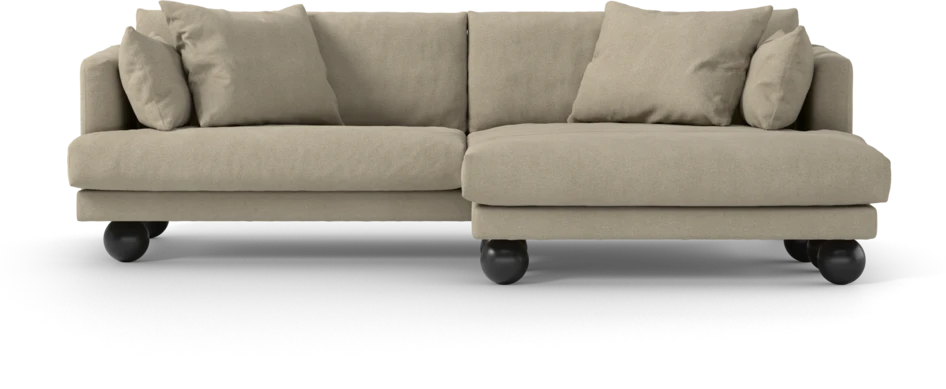 Harper - 4-sits med schäslong XL höger - Beige