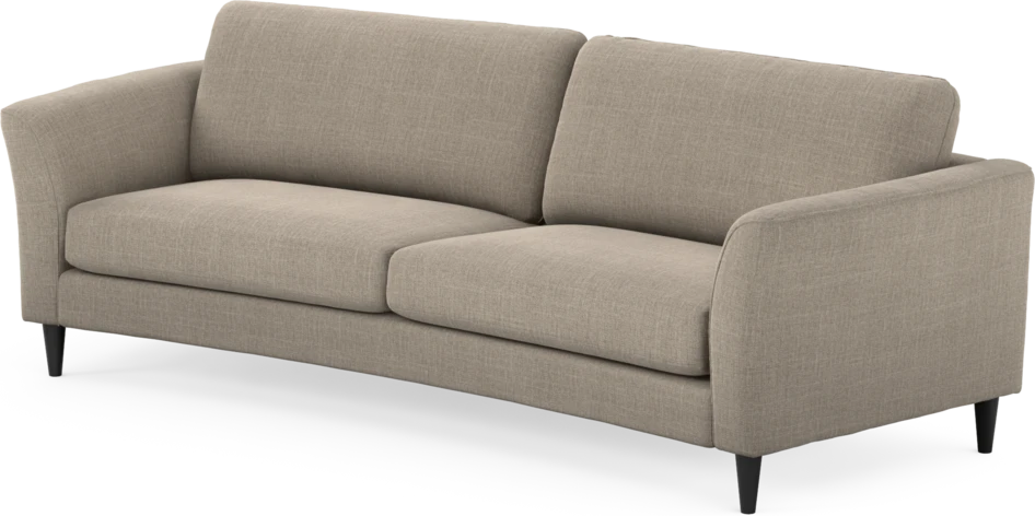 Bridge - 3-sits soffa svängd - Beige