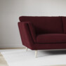 Madison Lux - 2-sits soffa med schäslong vänster - Röd