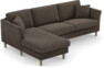 Eden - 2,5-sits soffa med schäslong - Gul
