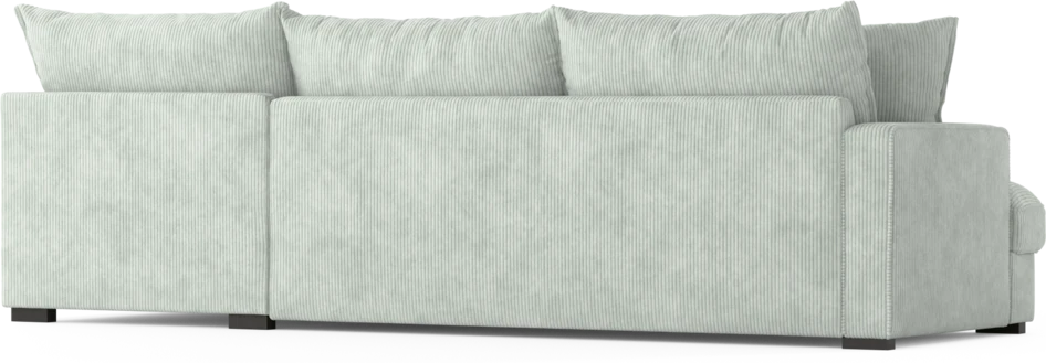 Mila - 3-sits soffa med divan höger - Blå