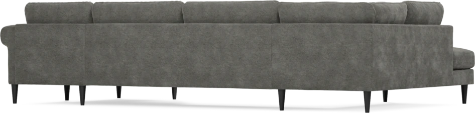 Bridge - 3-sits soffa med divan vänster och schäslong höger - Grå