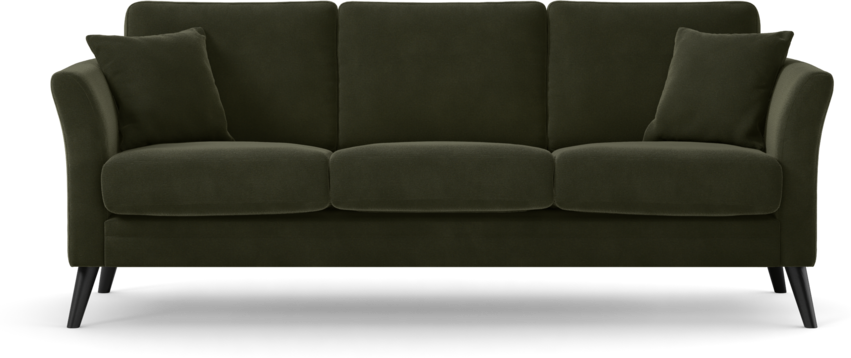Eden - 3-sits soffa - Grön