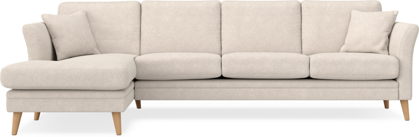 Eden - 3-sits soffa med schäslong - Beige