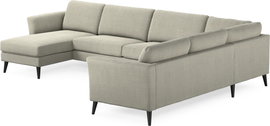 Bridge - Hörnsoffa, 3+2-sits med schäslong vänster - Beige
