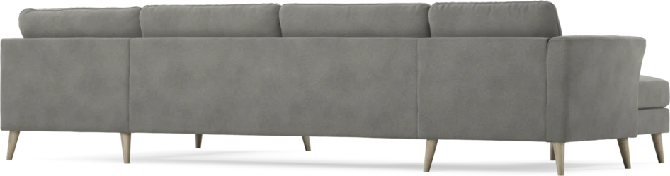 Bridge - 3-sits soffa med schäslong vänster och divan höger - Grå