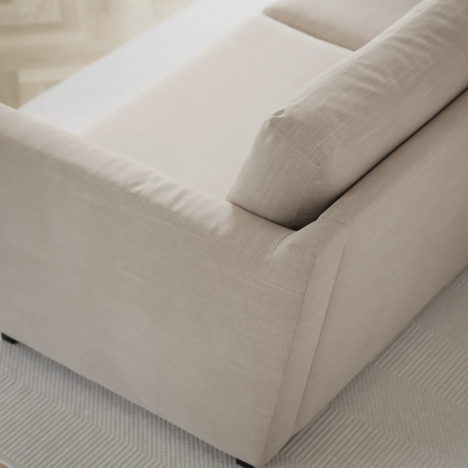 Friday - 3-sits soffa med schäslong höger - Beige