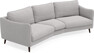 Madison - 3-sits soffa svängd, 90 cm - Grå