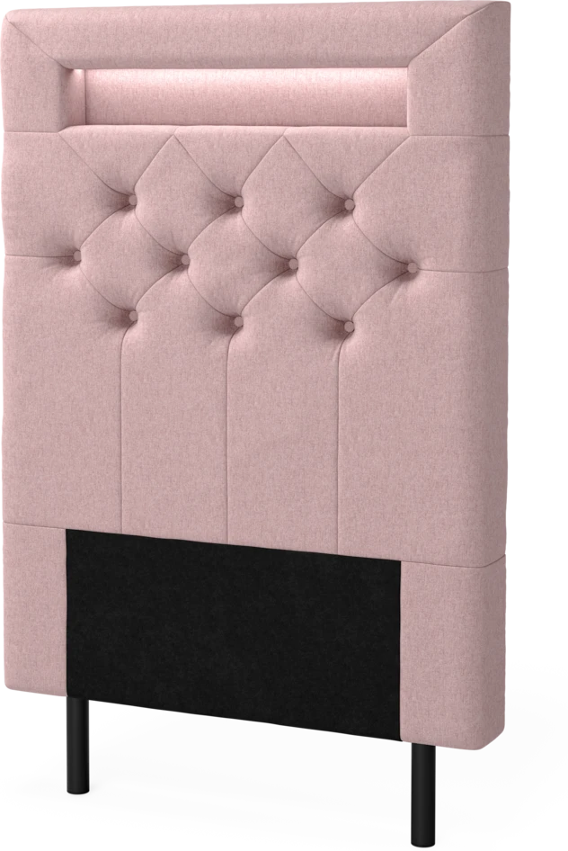 New York led - Sänggavel, 90-210 cm - Rosa