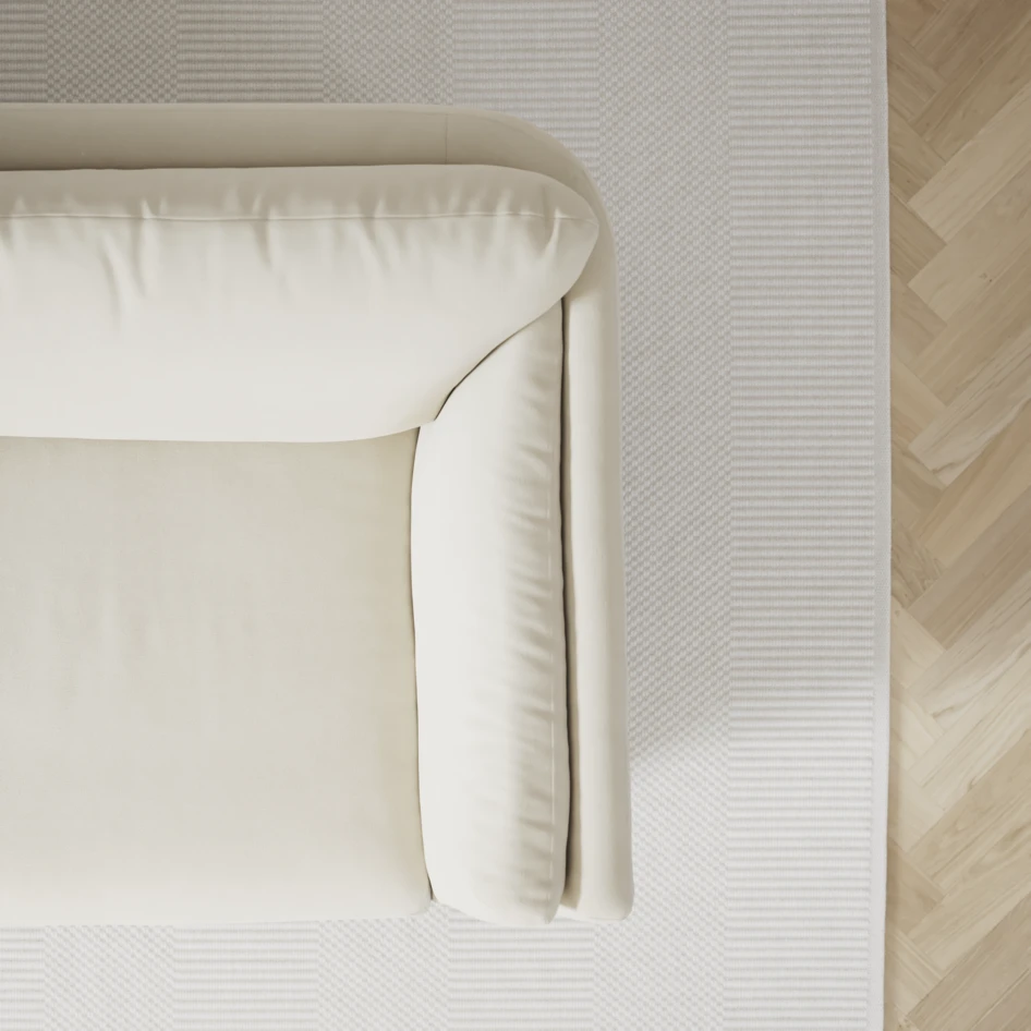 Madison Lux - Hörnsoffa 2+3-sits, hörn 2 - Vit