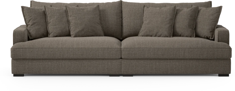Rossi - 4-sits soffa - Brun