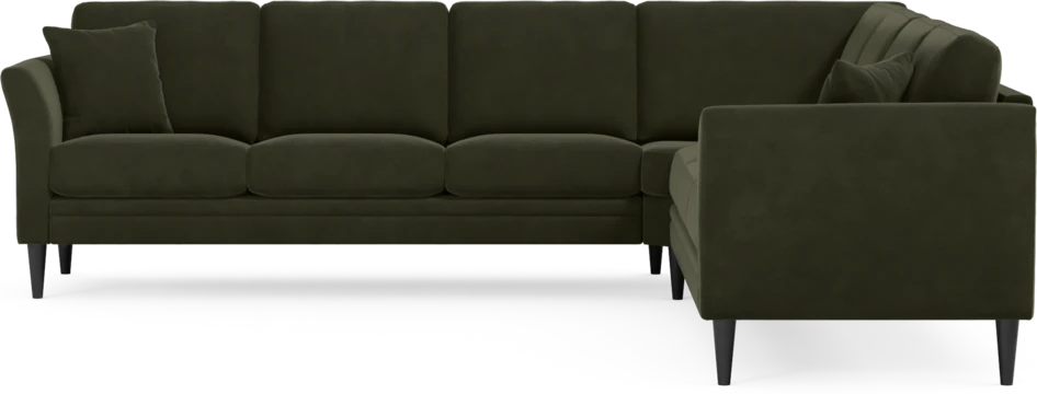 Eden - Hörnsoffa, 3+3-sits - Grön