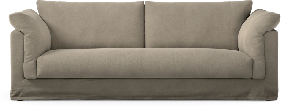 Cherrie Klädsel - Klädsel till 3-sits soffa, hel dyna - Beige