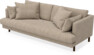 Harper - 3-sits soffa, hel dyna - Brun