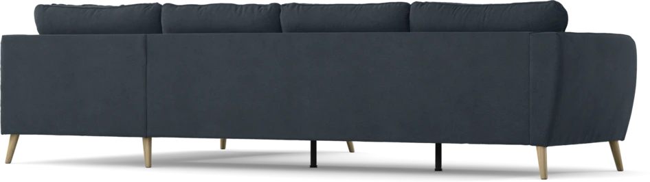 County - 3-sits soffa med divan höger - Blå