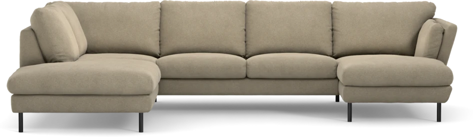 Madison - 2-sits soffa med divan vänster och schäslong höger - Beige