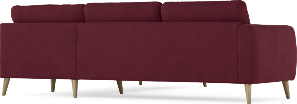Bridge - Hörnsoffa, 2+2-sits - Röd