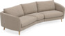 Madison - 3-sits soffa svängd, 90 cm - Beige