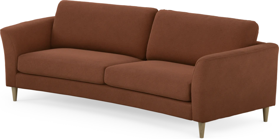 Bridge - 3-sits soffa svängd - Orange