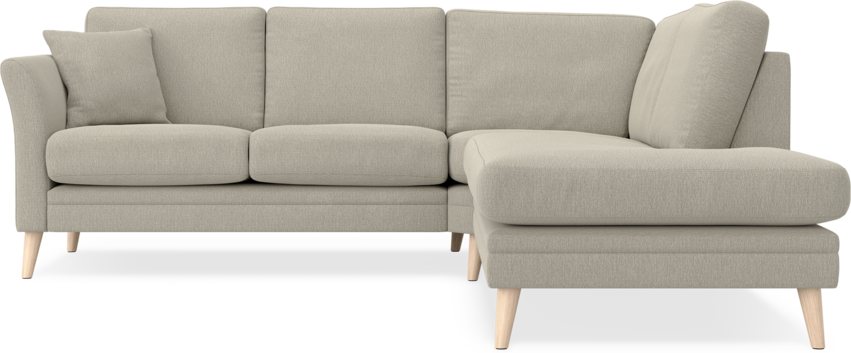 Eden - 2-sits soffa med divan - Brun