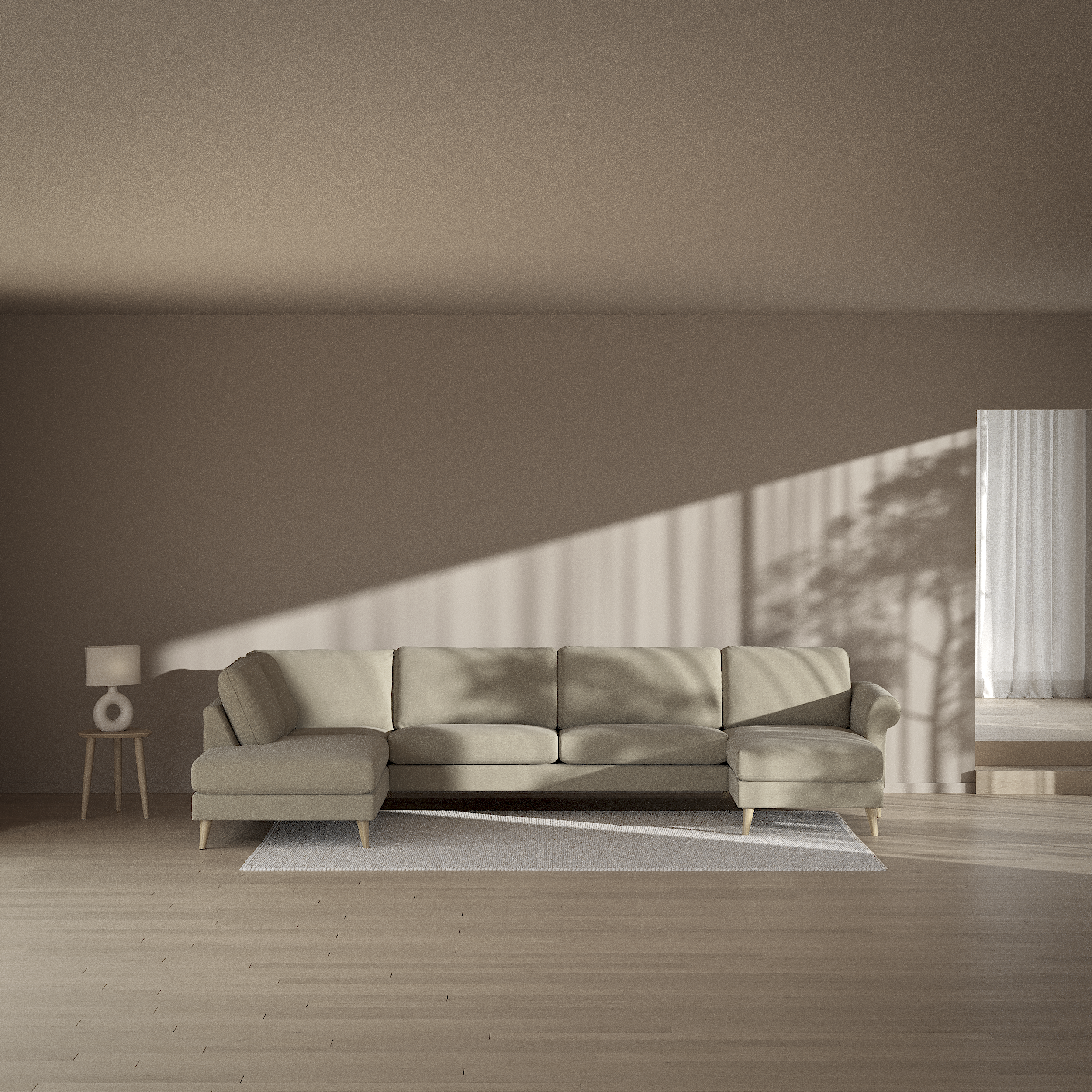 Bridge - 3-sits soffa med divan vänster och schäslong höger - inspiration