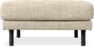 Willow - Fotpall, fast klädsel - Beige