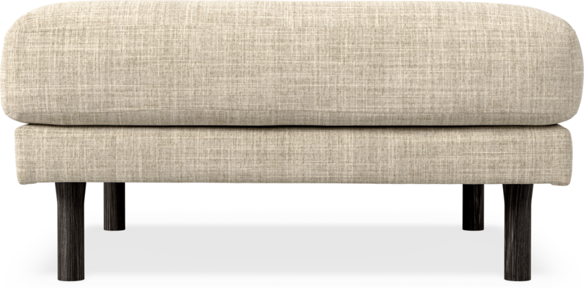 Willow - Fotpall, fast klädsel - Beige