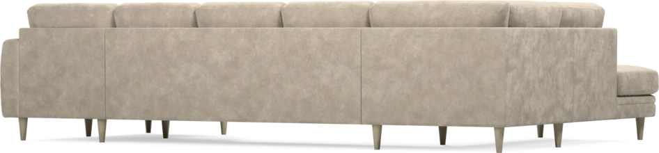 Eden - 3-sits soffa med divan vänster och schäslong höger - Beige