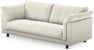 Cherrie - 2,5-sits soffa, hel dyna, fast klädsel - Vit