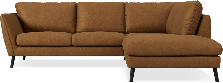 Madison Lux - 2-sits soffa med divan höger - Brun