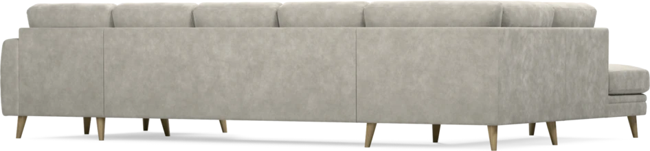 Eden - 3-sits soffa med divan vänster och schäslong höger - Grå