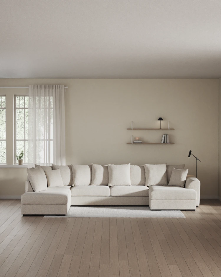 Town - 3-sits soffa med divan vänster och schäslong höger - inspiration