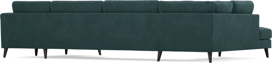 Bridge - 3-sits soffa med divan vänster och schäslong höger - Blå
