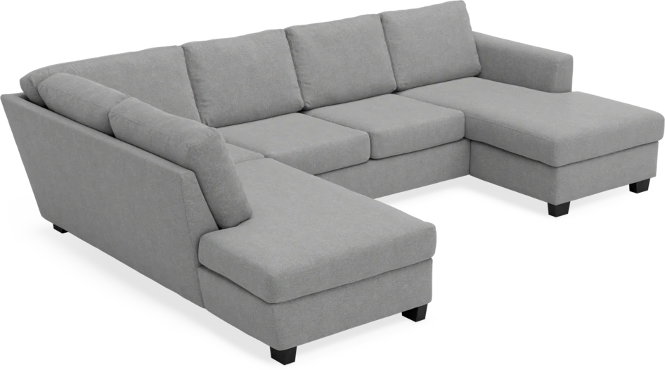 Friday - 3-sits soffa med divan vänster och schäslong höger - Grå
